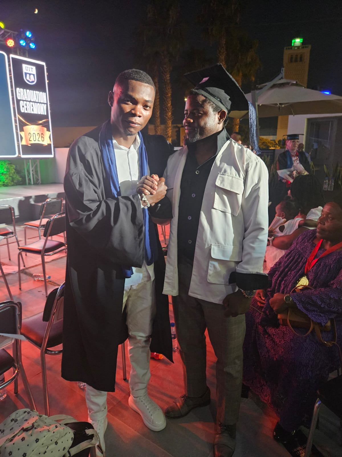 Remise de diplôme accompagnée par Soibe Community